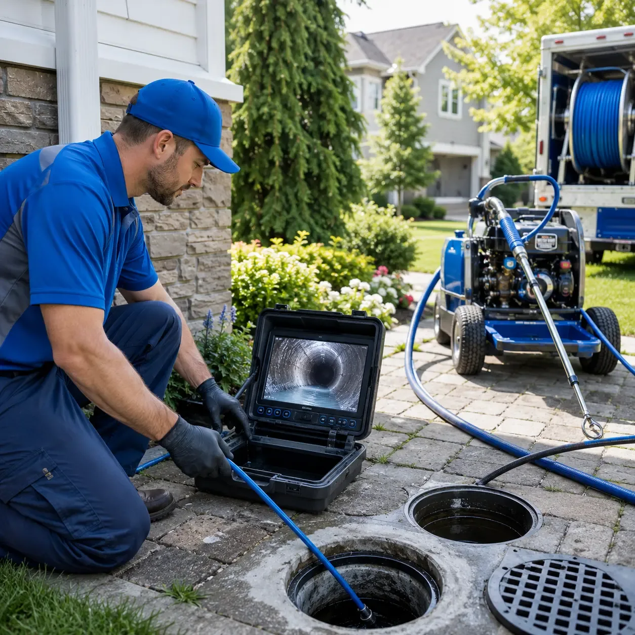 Outdoor drain cleaning professionals serving Prospect, NY
